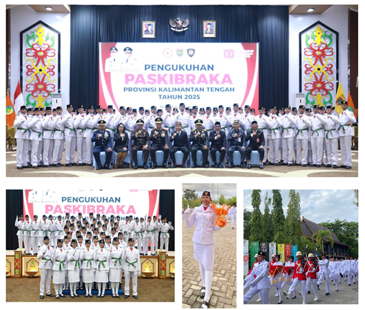 PASKIBRAKA PROVINSI KALIMANTAN TENGAH 2025 GRACESIA NOVA MEMBANGGAKAN SMAN 1 PULANG PISAU